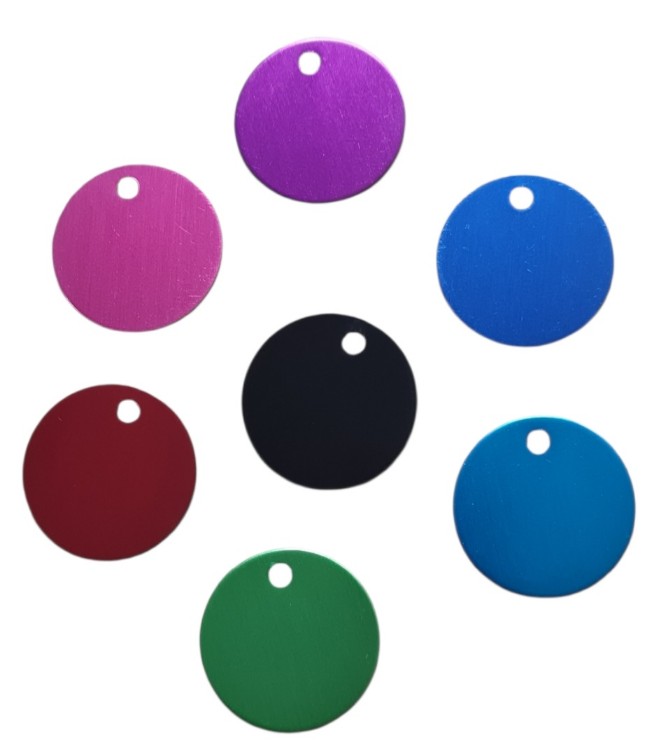 Ronde Huisdierenpenning met Gravure – 25 mm