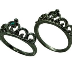 Tiara Ring met Strass Steentje
