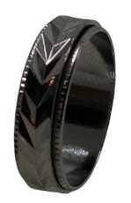 Fidget-ring pijl draaibare ring