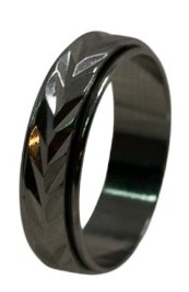 Fidget-ring blad draaibare ring