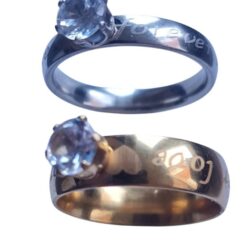 Forever Love Ring met Grote Diamant Strass