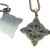 RVS Keltische Heksenknoop Hanger met Ketting, - Afbeelding 2