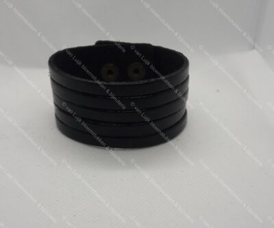 Leren heren armband