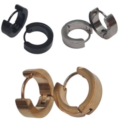 rvs oorbellen ring