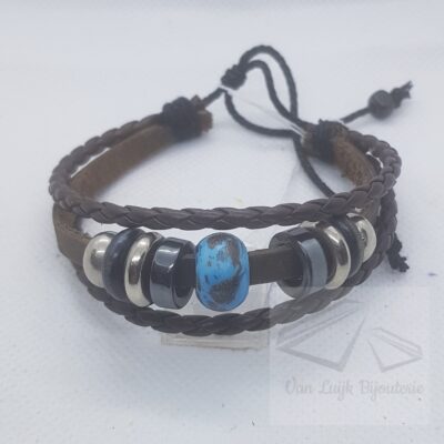 Leren armband