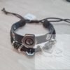 Leren heren armband moer - Afbeelding 2