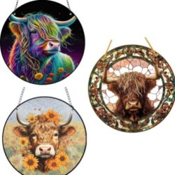 Raam/decoratie hanger hooglanders