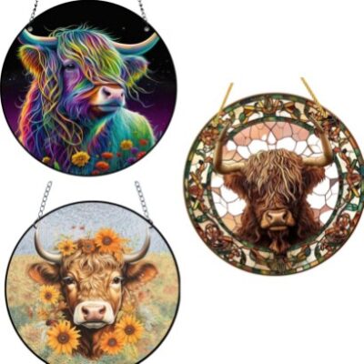 Raam/decoratie hanger hooglanders