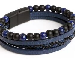 stoere en trendy leren armband,