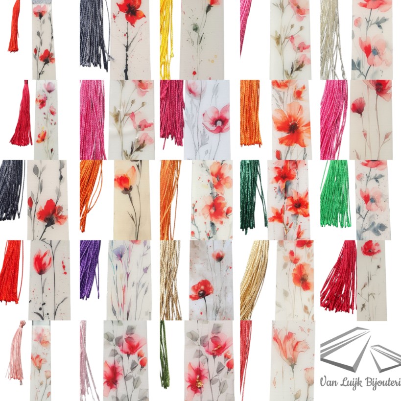 boekenlegger klaproos