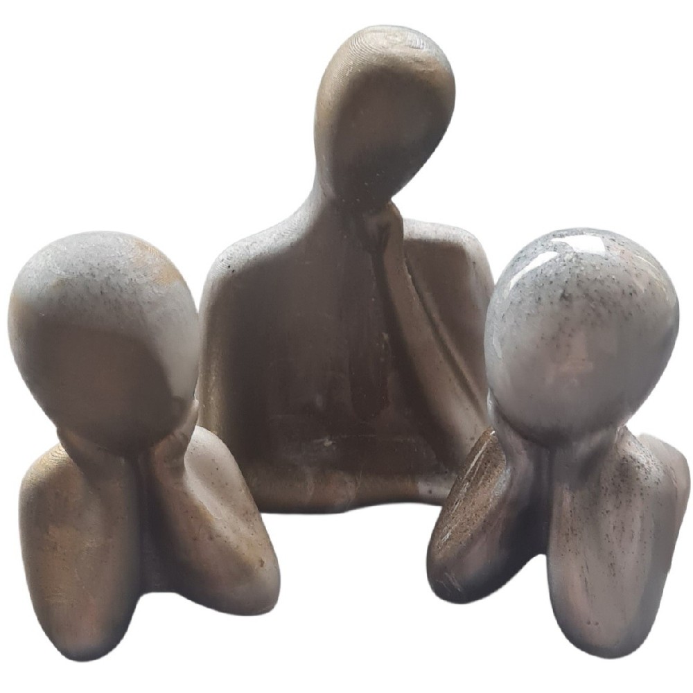 Epoxy Sculptuur Set “De Denkers”