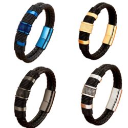 Leren Herenarmband “Titan Edge”