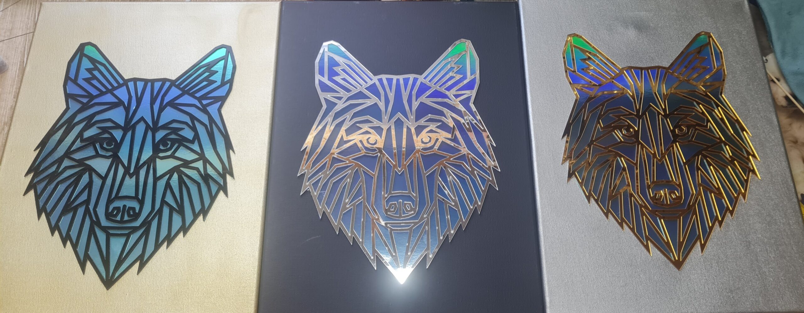 Aurora Wolf” wanddecoratie.